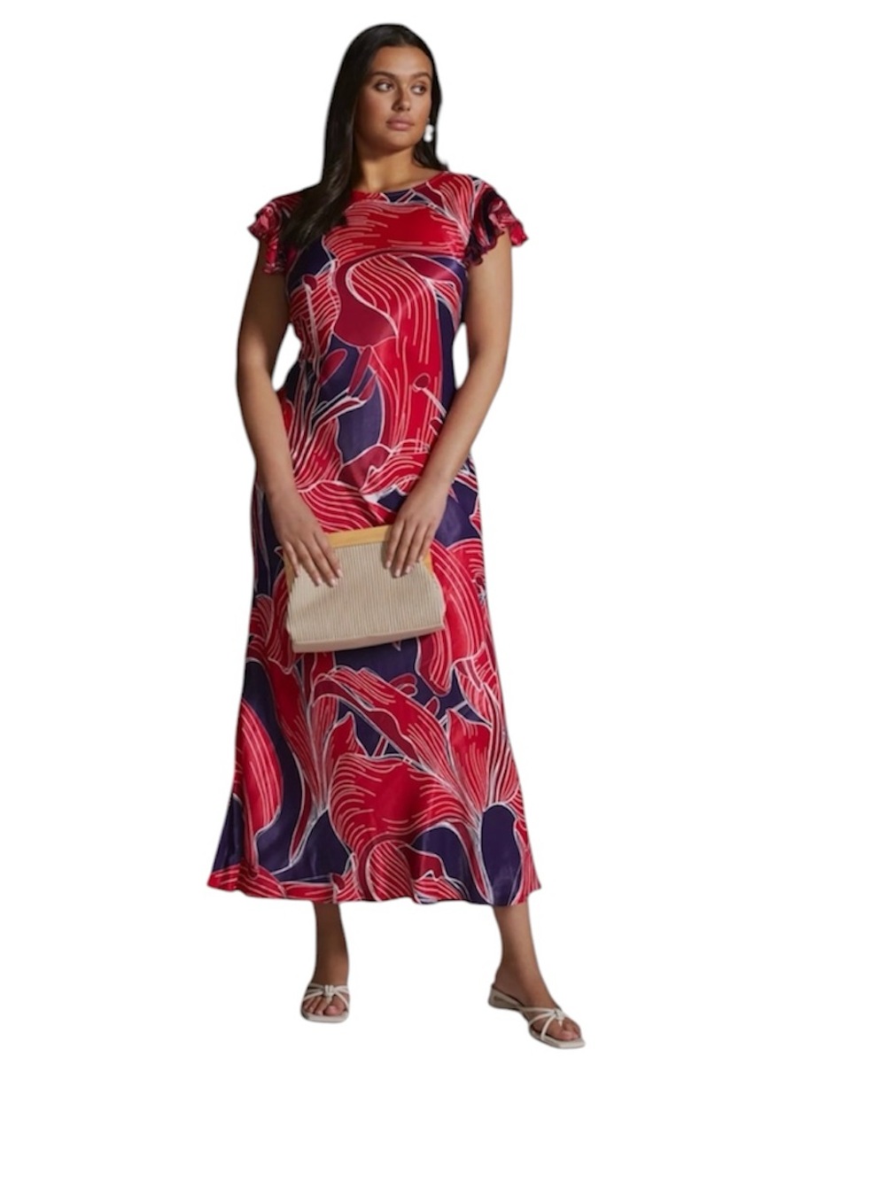 Anthropologie Conditions Apply Low-Back Bias Dress